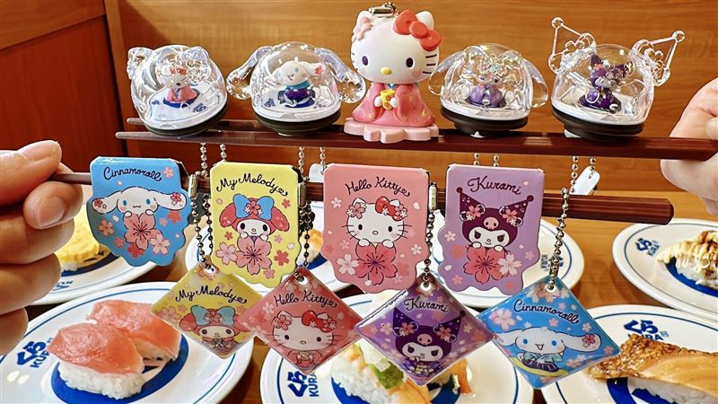 三麗鷗粉絲注意！藏壽司全新13款扭蛋登場