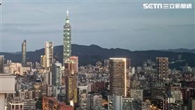 台北市,房市,101,夜景。（圖／記者陳韋帆攝影）