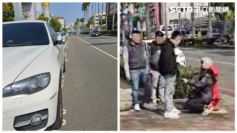 獨／台中女撞壞BMW遇惡煞　路人也遭殃