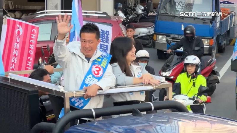 鳳山立委衝刺！里長挺許智傑　鍾易仲車掃