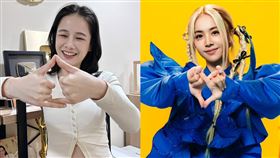 千千、蔡依林。（圖／翻攝自千千、蔡依林臉書）