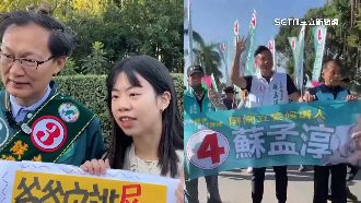 徐富癸母「當歸湯」祝福　蘇孟淳徒步掃街