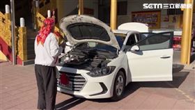 重機具車、勘災車　過年前祈福「淨車」數量多