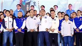 ▲侯友宜、趙少康「贏回中華民國」選前之夜。侯友宜趙少康朱立倫（圖／記者鄭孟晃攝影）