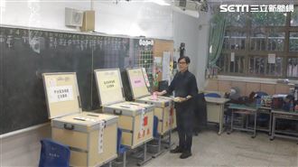 新／陳其邁早起投票　呼籲選民這麼說