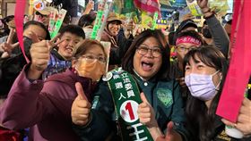 ▲民進黨立委候選人王美惠，自行宣佈當選嘉義市選區。（圖／翻攝自王美惠臉書）