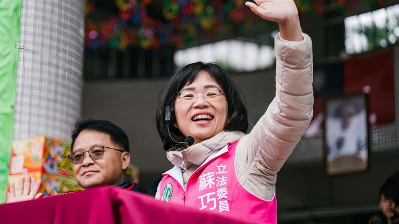 新／三連霸成功　蘇巧慧自行宣布當選