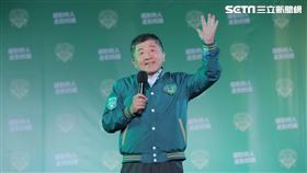 ▲陳時中在賴競總演說，「謝謝大家還我，還我們一個公道」。（圖／記者楊澍攝影）