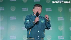 ▲陳時中在賴競總演說，「謝謝大家還我，還我們一個公道」。（圖／記者楊澍攝影）