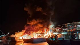 彰化縣,線西鄉,塭仔漁港,火燒船,