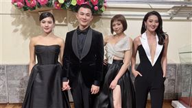 王瞳、顏曉筠 曾子益盛裝出席亞洲電視大獎頒獎典禮。（圖／民視提供）