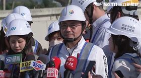 ▲新北市長侯友宜視察捷運三鶯線三峽機廠