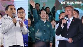 侯友宜,賴清德,柯文哲。（圖／記者鄭孟晃、楊澍、邱榮吉攝影）