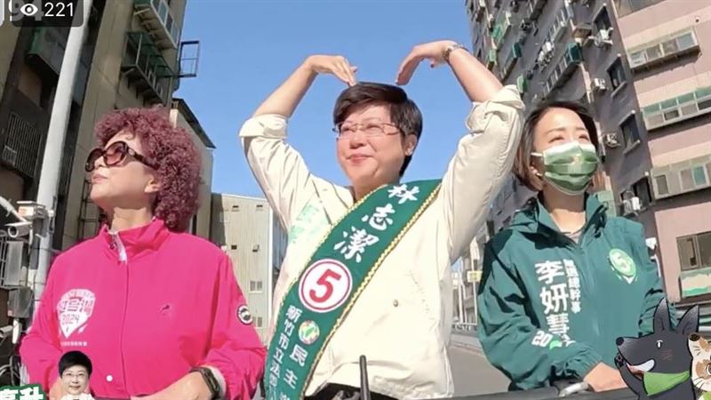 林志潔6月拚出8萬多票　創近年得票率新高