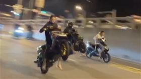 西濱,翹孤輪,車聚（圖／翻攝畫面）