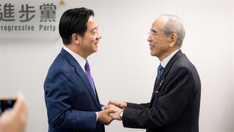 當選後接見日台協會長！賴：提升合作關係