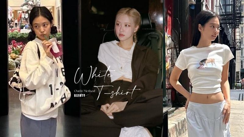 白T-shirt怎麼搭？6大白T穿搭範本！