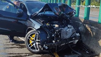 「台南測速王」旁雙B與貨車事故　3人送醫