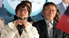 蔡壁如,柯文哲。（圖／翻攝自蔡壁如臉書）