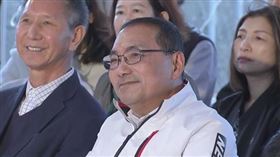 ▲侯友宜參加萬里漁港東外堤延伸工程開工典禮