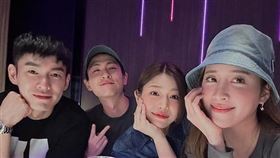 ▲張書豪，歐陽妮妮，陳妍希，石知田。（圖／翻攝自IG）