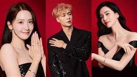 ▲Qeelin Wulu Echo Diamond系列，劉詩詩，潤娥，張藝興。（圖／品牌提供）