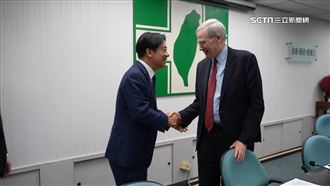 美代表團訪台會見蔡總統　和賴蕭閉門會談