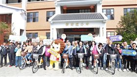 Youbike前進竹縣新埔鎮新竹縣政府15日表示，新埔鎮將建置YouBike站點，會陸續在鎮公所、義民廟、內思高工等地設站，目前預計於3月招標、6月啟用。（新竹縣政府提供）中央社記者郭宣(文三)傳真  113年1月15日