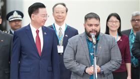 諾魯共和國總統昆洛斯（Russ Joseph Kun）訪台（圖／外交部提供）