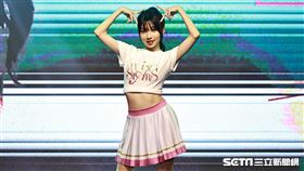 ▲台鋼雄鷹啦啦隊WingStars成軍記者會，22號隊員一粒。（圖／記者劉彥池攝影）