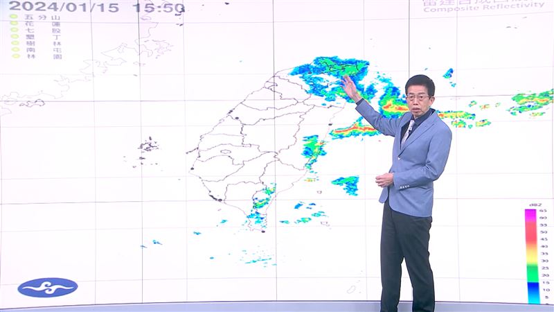 今日降雨集中在北部、東部等迎風面