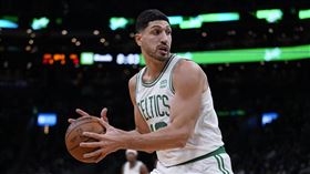 ▲NBA挺台球員坎特（Enes Kanter Freedom）稱「台灣永遠不是中國的一部分」。（圖／美聯社／達志影像）