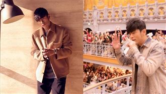 周杰倫重返巴黎辦見面會　歌迷擠爆7層樓