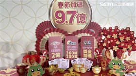 台彩春節加碼9.7億元，新春定刮刮樂2000萬超級紅包獎項刷新紀錄。（圖／記者王翊綺攝影）