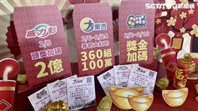 台彩春節加碼9.7億元，新春定刮刮樂2000萬超級紅包獎項刷新紀錄。（圖／記者王翊綺攝影）