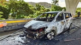 國道1號,火燒車,多元計程車,林口
