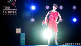 中國女單一姊陳雨菲。（圖／翻攝自陳雨菲微博）