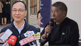 ▲朱立倫張亞中(組合圖)