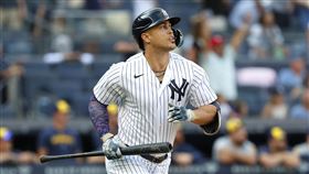 ▲洋基「怪力男」史坦頓（Giancarlo Stanton）是現役最接近500轟的球員。（圖／美聯社／達志影像）