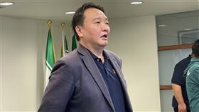 ▲許立明請辭民進黨秘書長。（圖／記者高逸帆攝影）