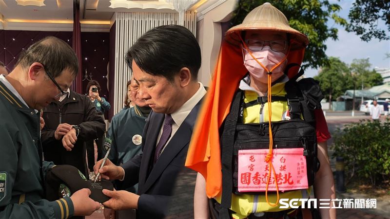 獨／賴清德當選首個對外簽名　他幸運拿到