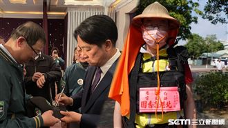 獨／賴清德當選首個對外簽名　他幸運拿到