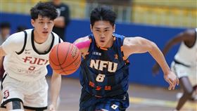 虎尾科大柯舜凱展現強心臟命中關鍵罰球率隊擊敗輔仁大學。（圖／大專體總提供）