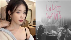 ▲IU，V。（圖／翻攝自X）