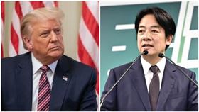 川普,賴清德（圖／翻攝自白宮臉書、民進黨提供）