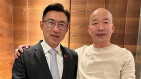 韓國瑜在臉書宣布將跟江啟臣搭檔參選立法院正副院長