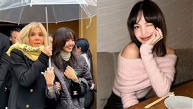 Lisa、碧姬馬克宏。（圖／翻攝自Lisa IG、nabierx YouTube）