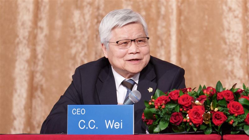 台積電總裁魏哲家被問到地緣政治風險,認為台積電不太擔心。(圖/台積電提供)