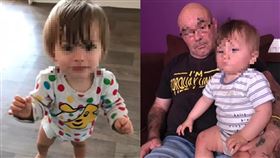 ▲60歲的肯尼斯（Kenneth Battersby）猝死，2歲的兒子布朗森（Bronson Battersby）餓死在爸爸屍體旁。（圖／翻攝自臉書）

