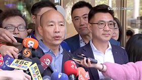 朱立倫未表態「韓江配」侯友宜籲明確化　藍委：別假投票。圖為立委韓國瑜（前排左）與江啟臣（前排右）。